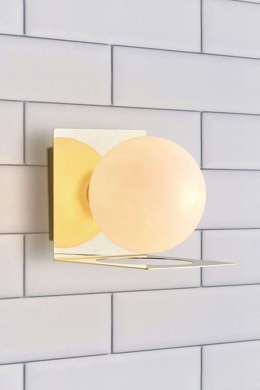 Applique de salle de bain Zenit en verre
