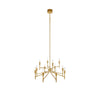 Lustre Regent 12 lumières doré