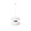 Suspension Daburu 2 lumières blanche