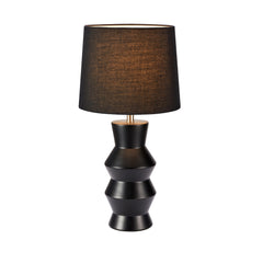 Lampe à poser Sienna en céramique noire