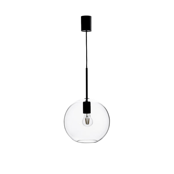 Suspension Patera en verre transparent