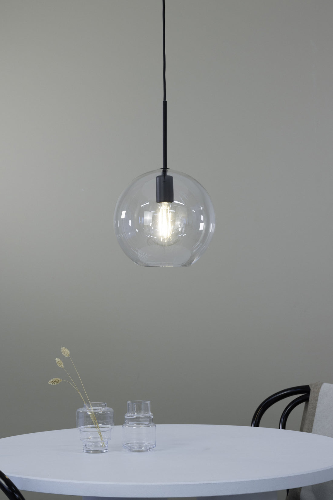 Suspension Patera en verre transparent