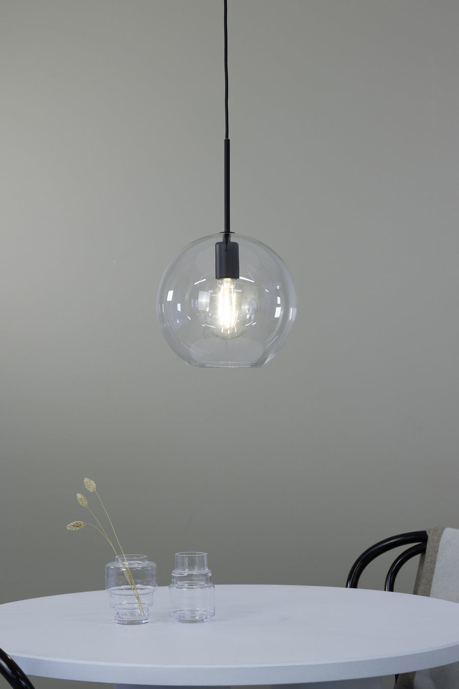 Suspension Patera en verre transparent