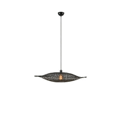 Suspension Kumo en bambou noir mat 92 cm