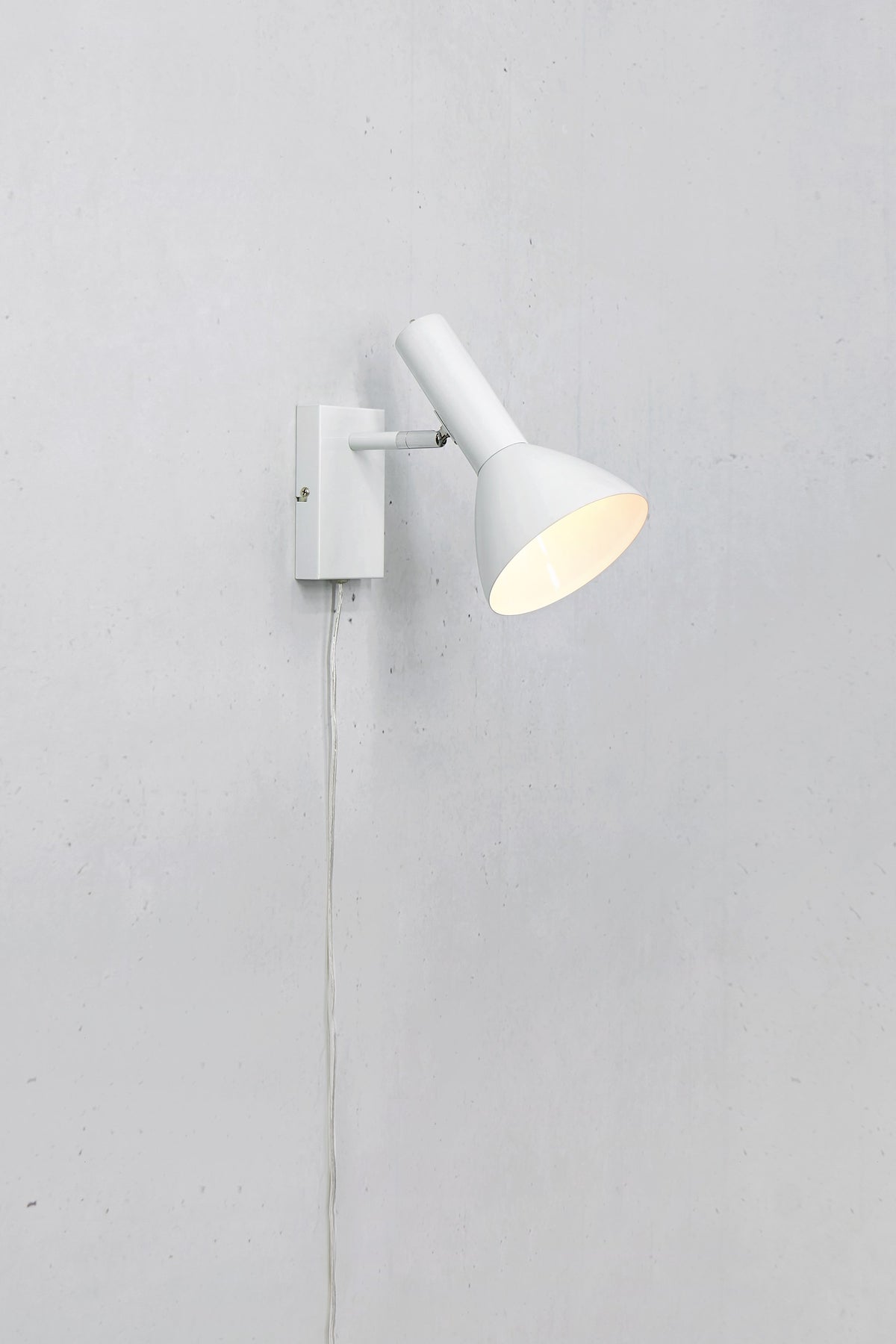 Applique murale Metro blanche brillante