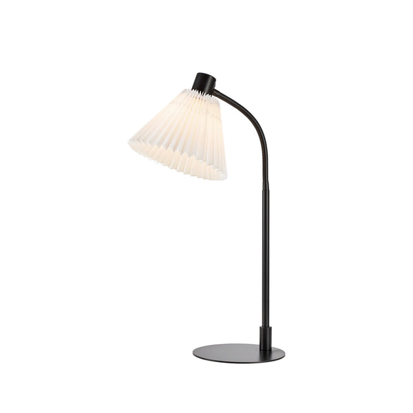 Lampe à poser Mira noire et blanche