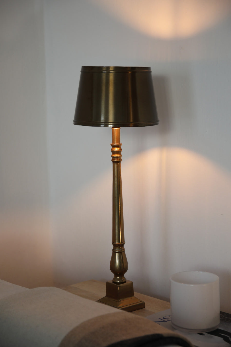 Lampe à poser Metallo en laiton vieilli