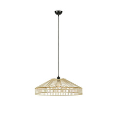 Suspension Tapa en bambou naturel