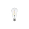 Ampoule LED E27 Edison ST64 6 W à variateur 3 positions verre transparent