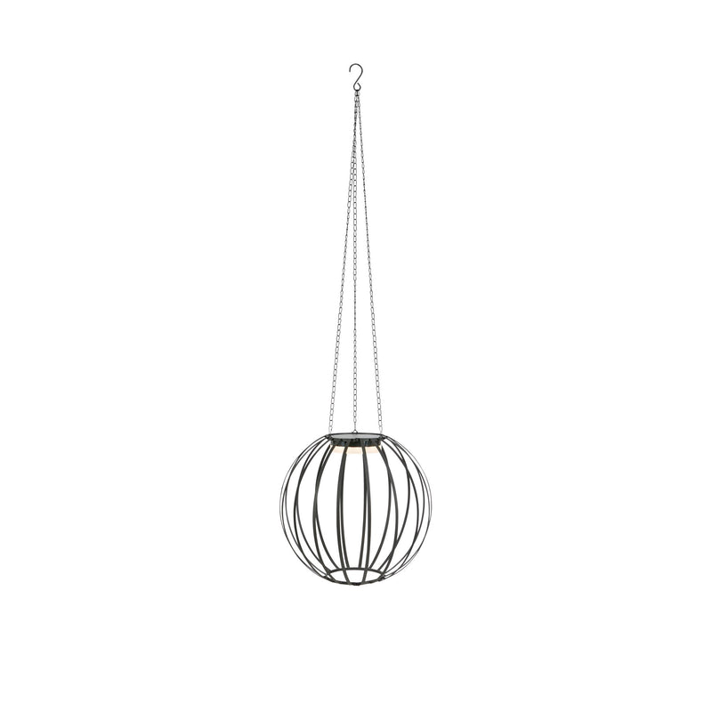 Suspension solaire d'extérieur Kivo noire IP44