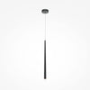 Black cascade pendant light