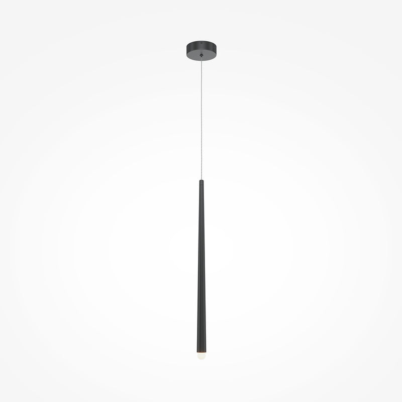 Black cascade pendant light