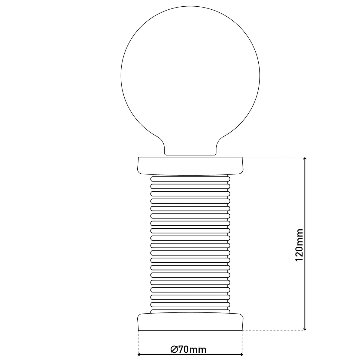 Lampe à poser MAX rose