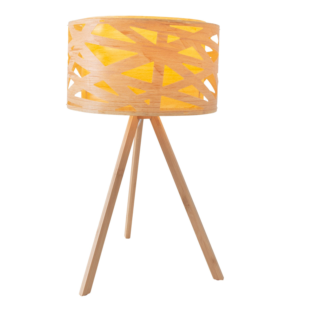 Lampe à poser Finja bois, bambou