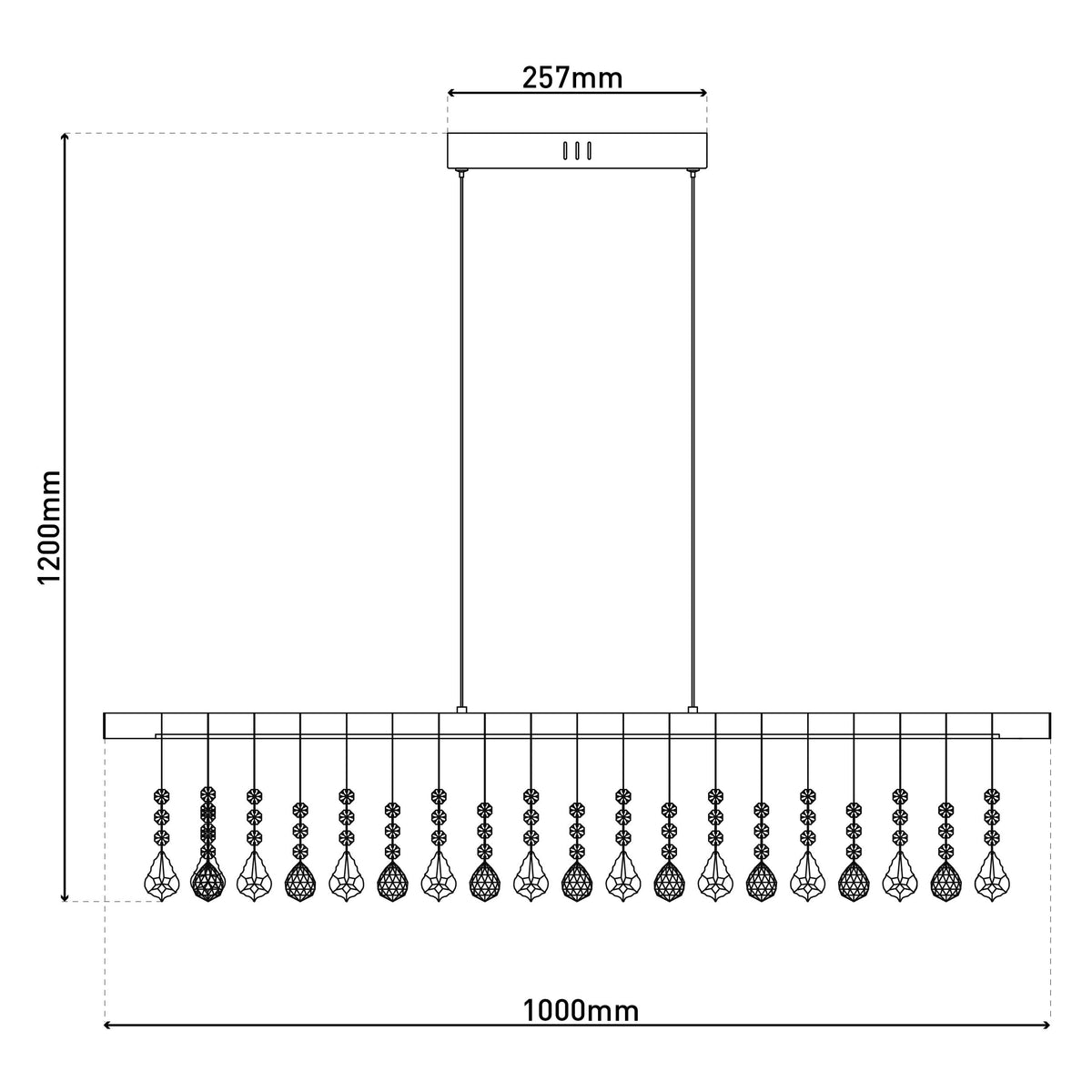 Suspension Nobilis grise
