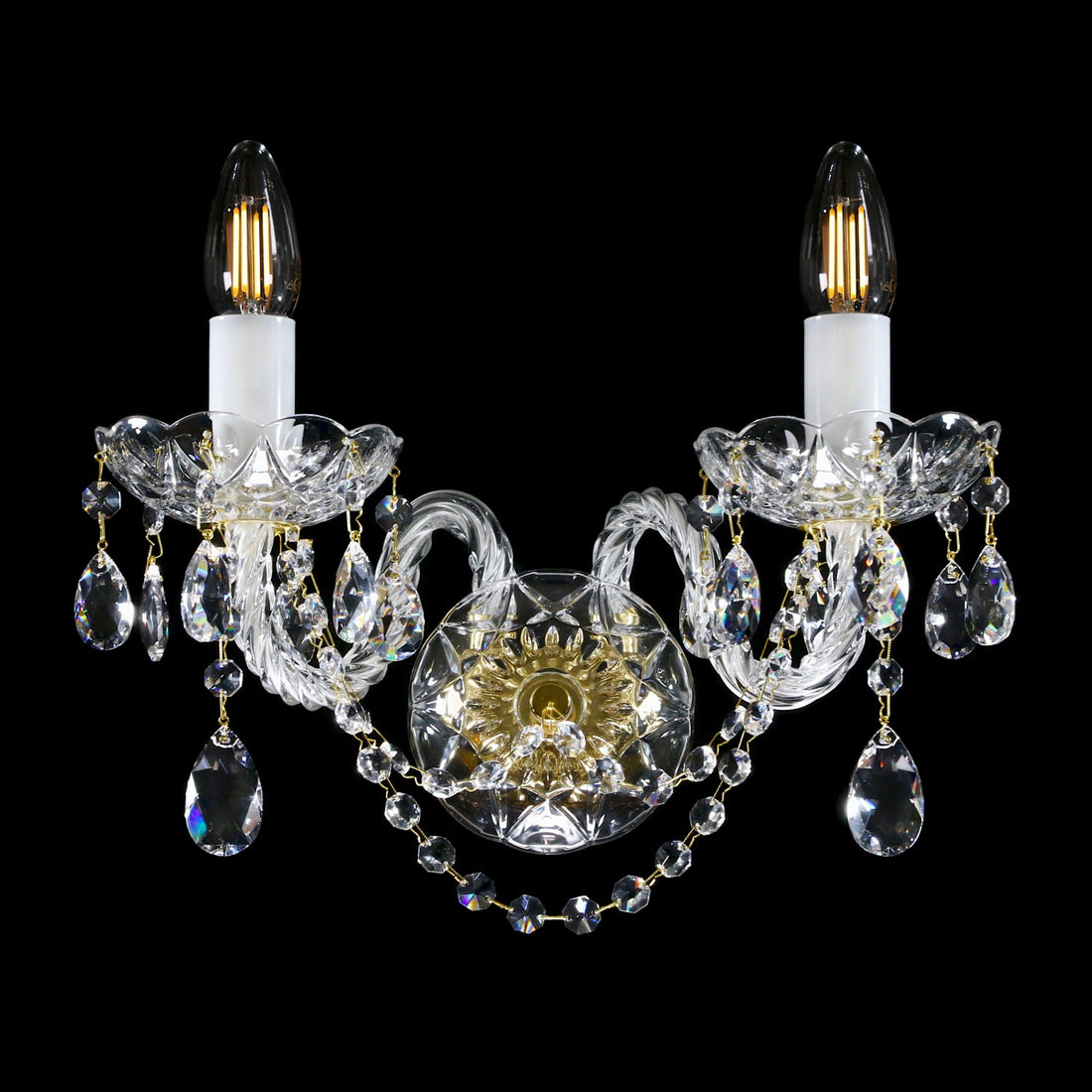 N064CLN crystal wall lamp