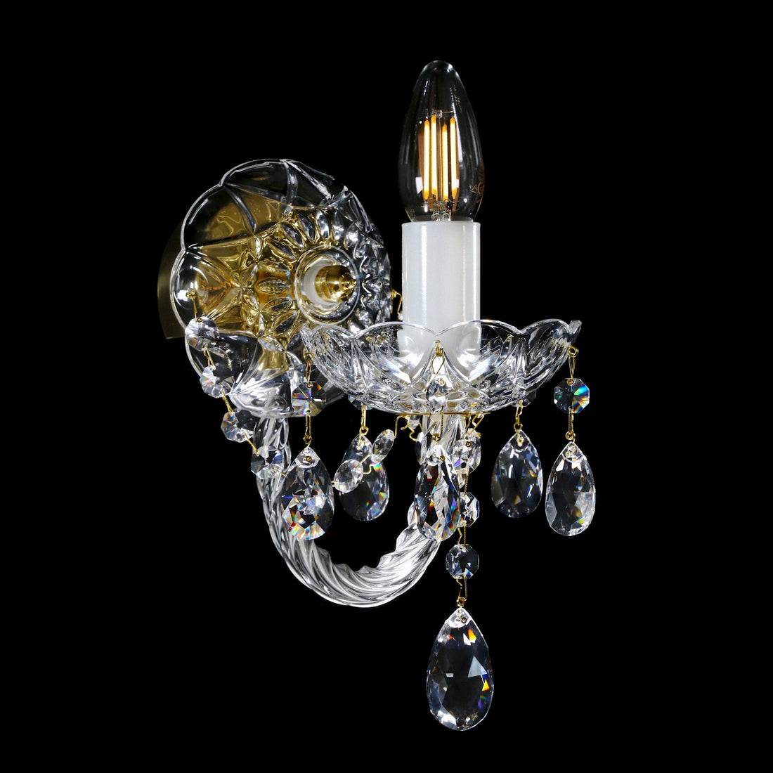 N099CLN crystal wall lamp