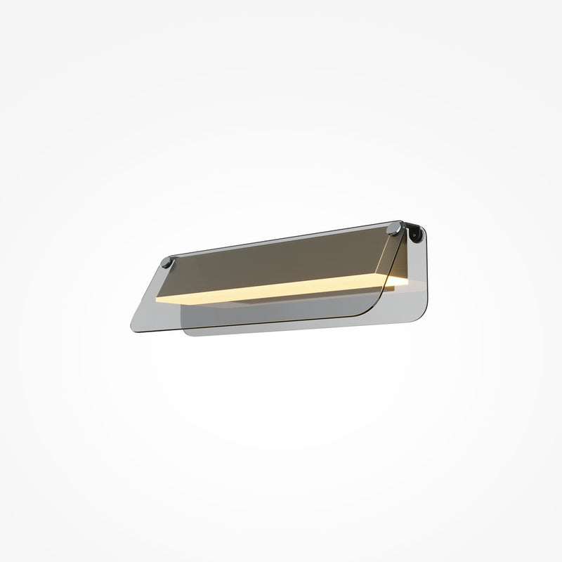 Flat Black Wall Lamp