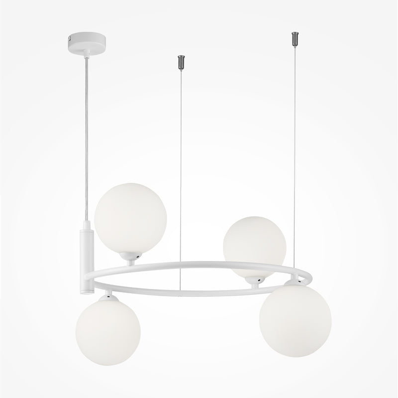 Ring white pendant light