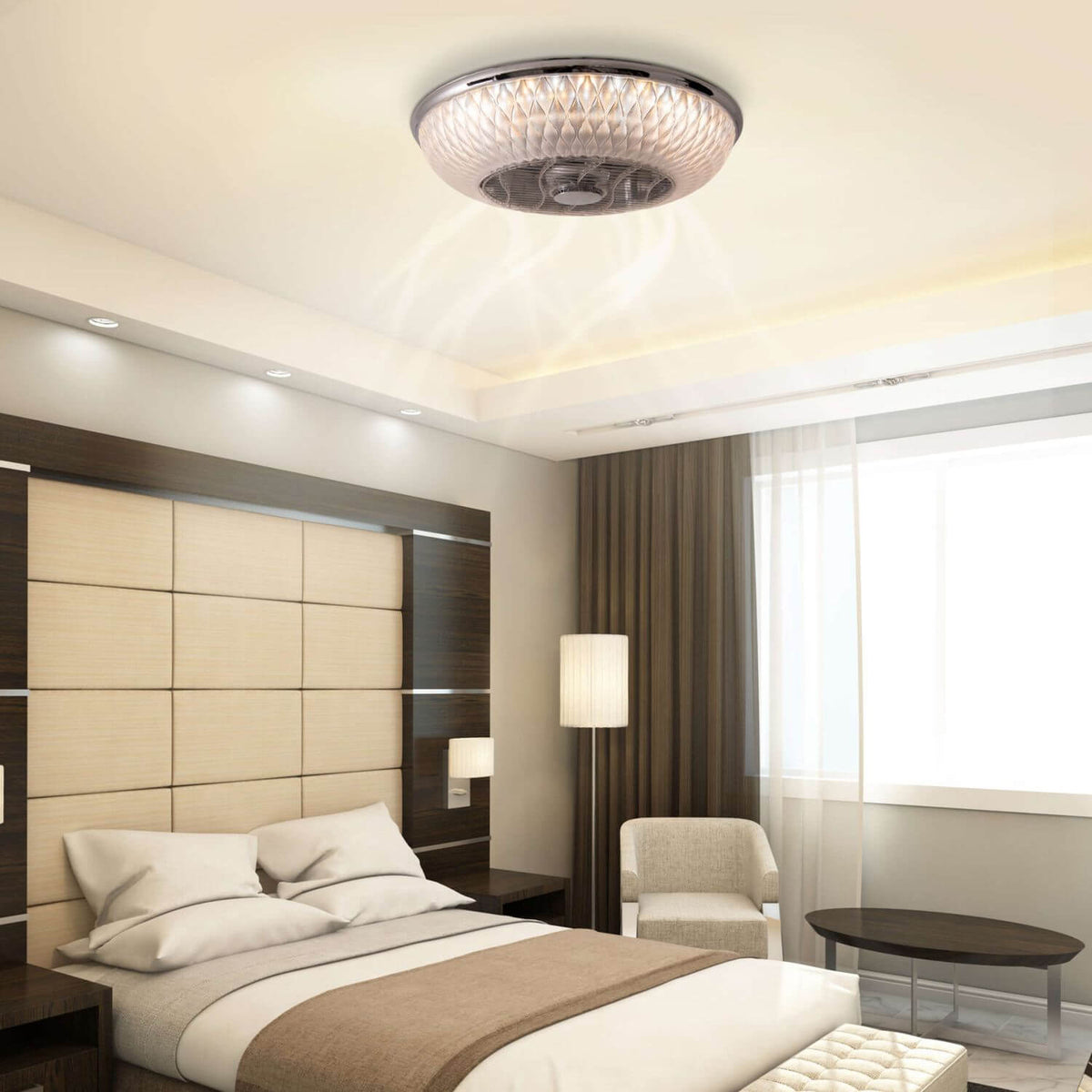 Ventilateur de plafond lumineux Viento