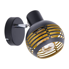 Plafonnier Casco noir, L 23 cm
