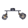 Plafonnier Foro noir, L 32 cm