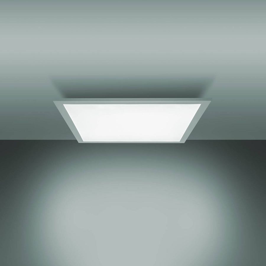 Plafonnier Nico blanc, L 59,5 cm