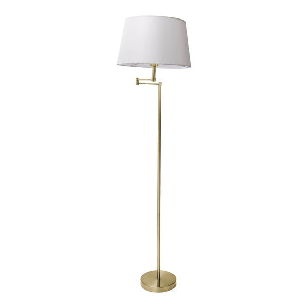 Lampadaire Bologna laiton, tissu