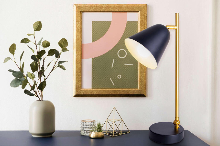 Lampe à poser Triton noire