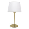 Lampe à poser Bologna laiton, tissu