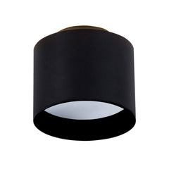 Plafonnier Trios noir, Ø 10 cm