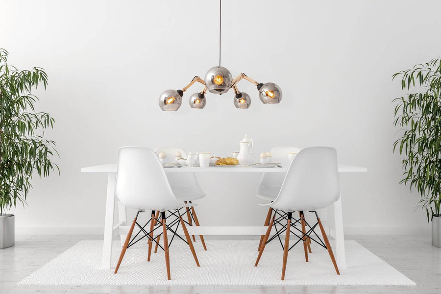Suspension Soito noire, verre