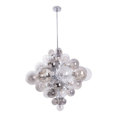 Suspension Sphere anthracite, verre