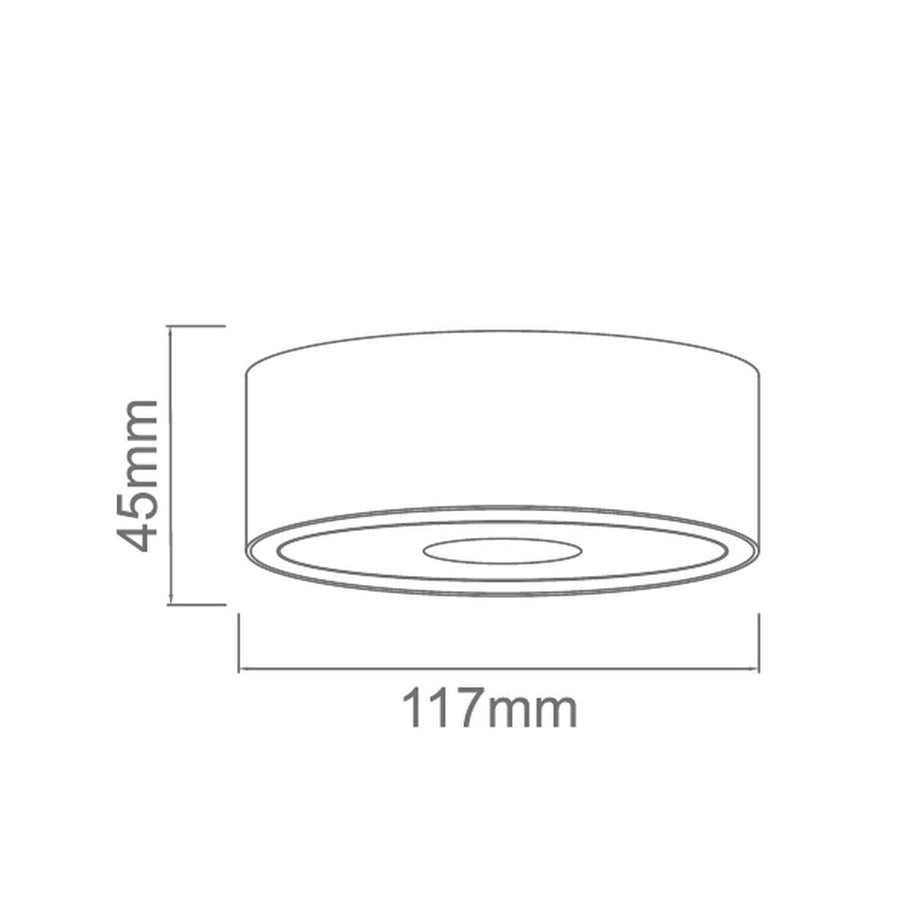 Spot plafond LED Neo extra-plat, 10,5 W