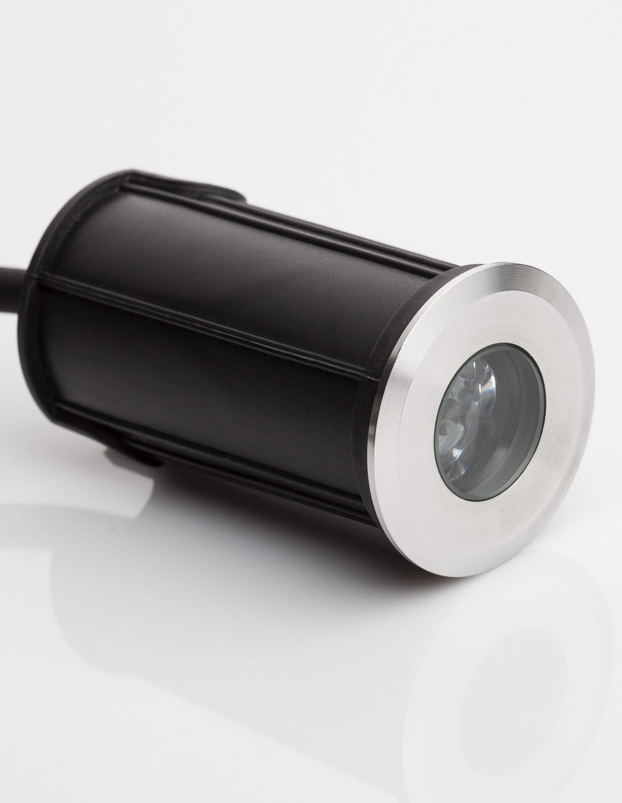 Luminaire extérieur Bang nickel, H 7 cm (9203113)