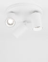 Plafonnier TOD 3 lumières blanc, Ø 22 cm