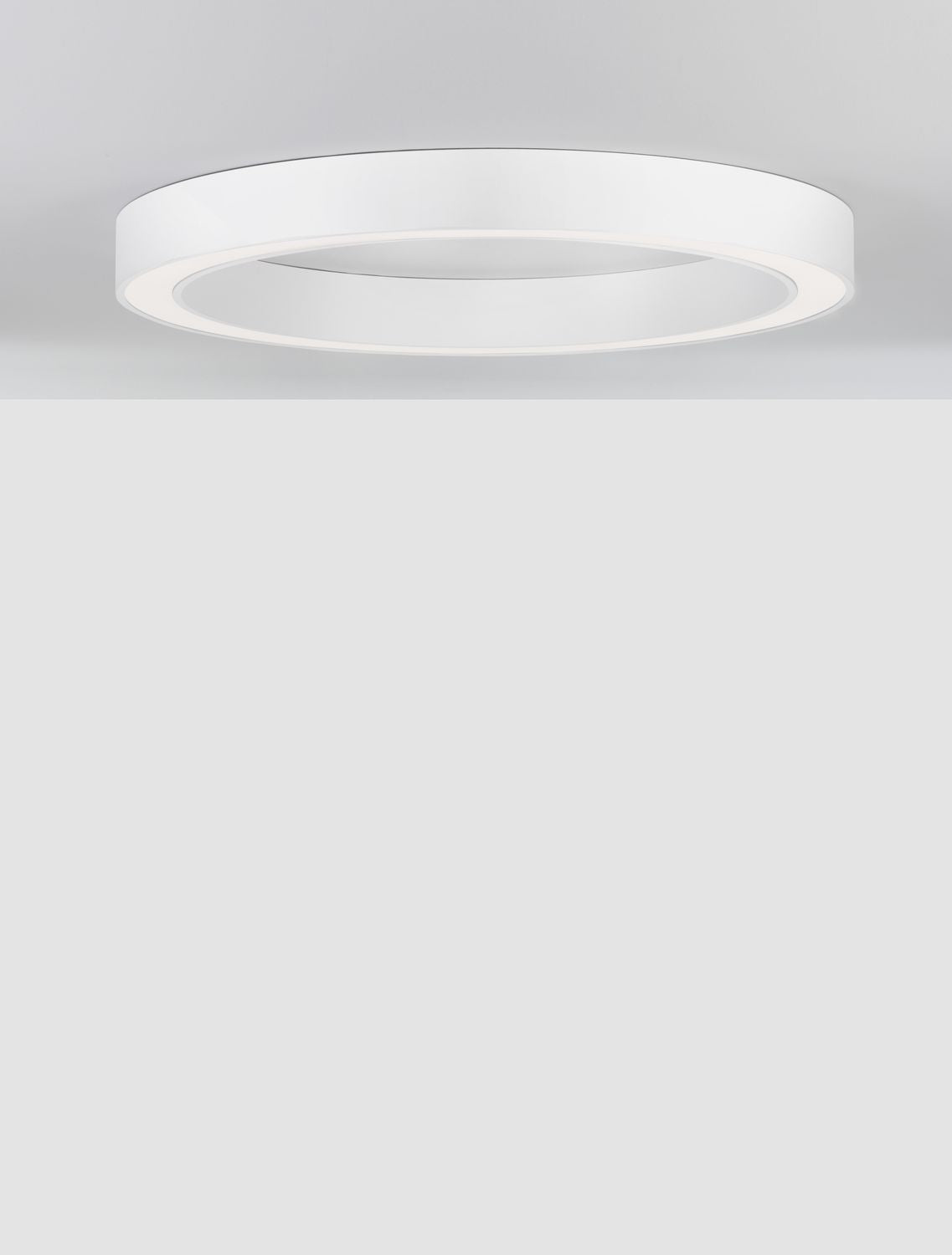 Plafonnier Morbido blanc, Ø 80 cm