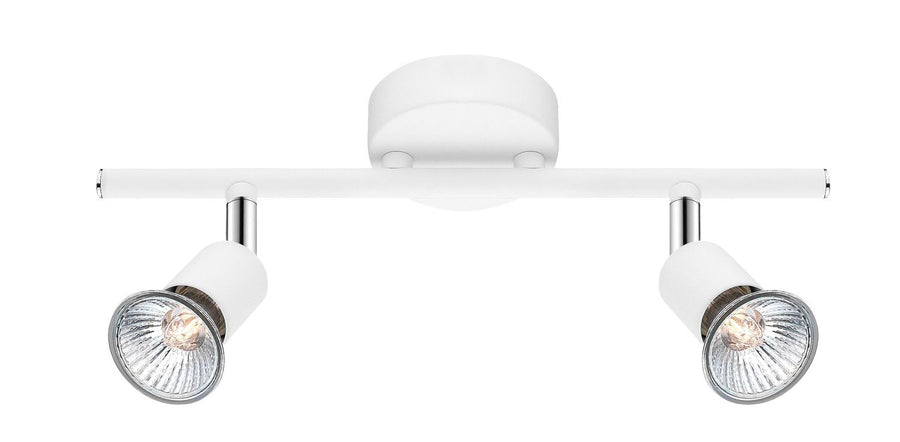 Plafonnier Base 2 lumières blanc