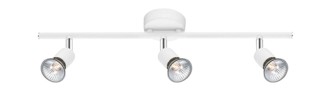 Plafonnier Base 3 lumières blanc