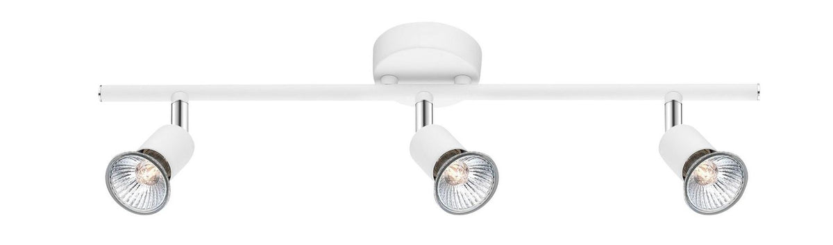 Plafonnier Base 3 lumières blanc