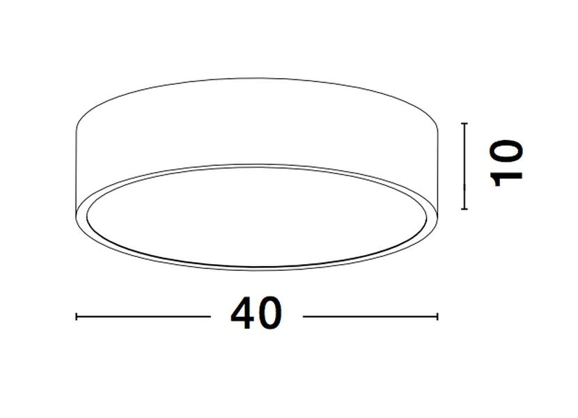 Luminaire plafonnier | Roda Gris