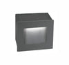 Applique extérieure Krypton grise, H 8 cm (727002)