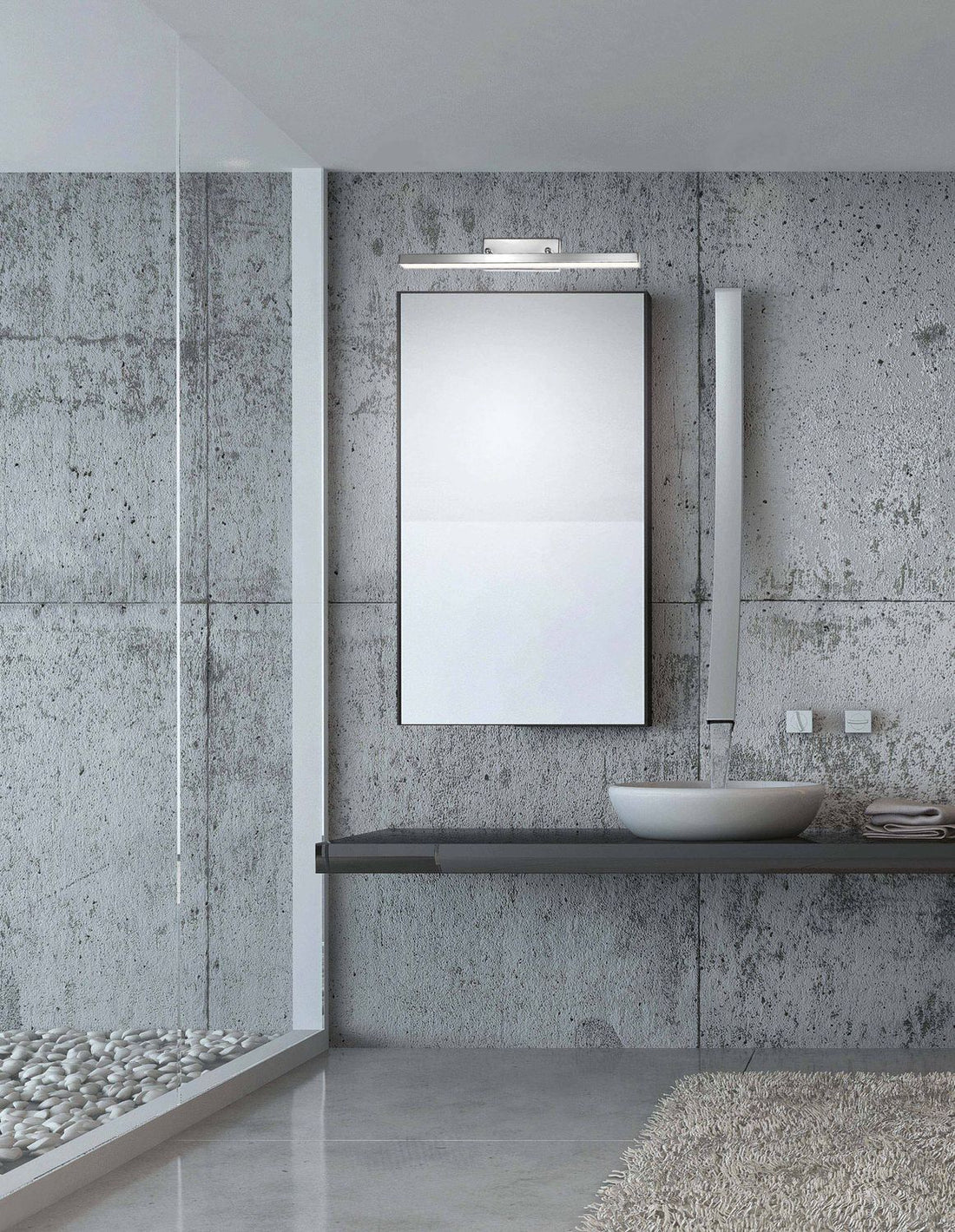 Applique murale | Modena Chromée L 49 cm
