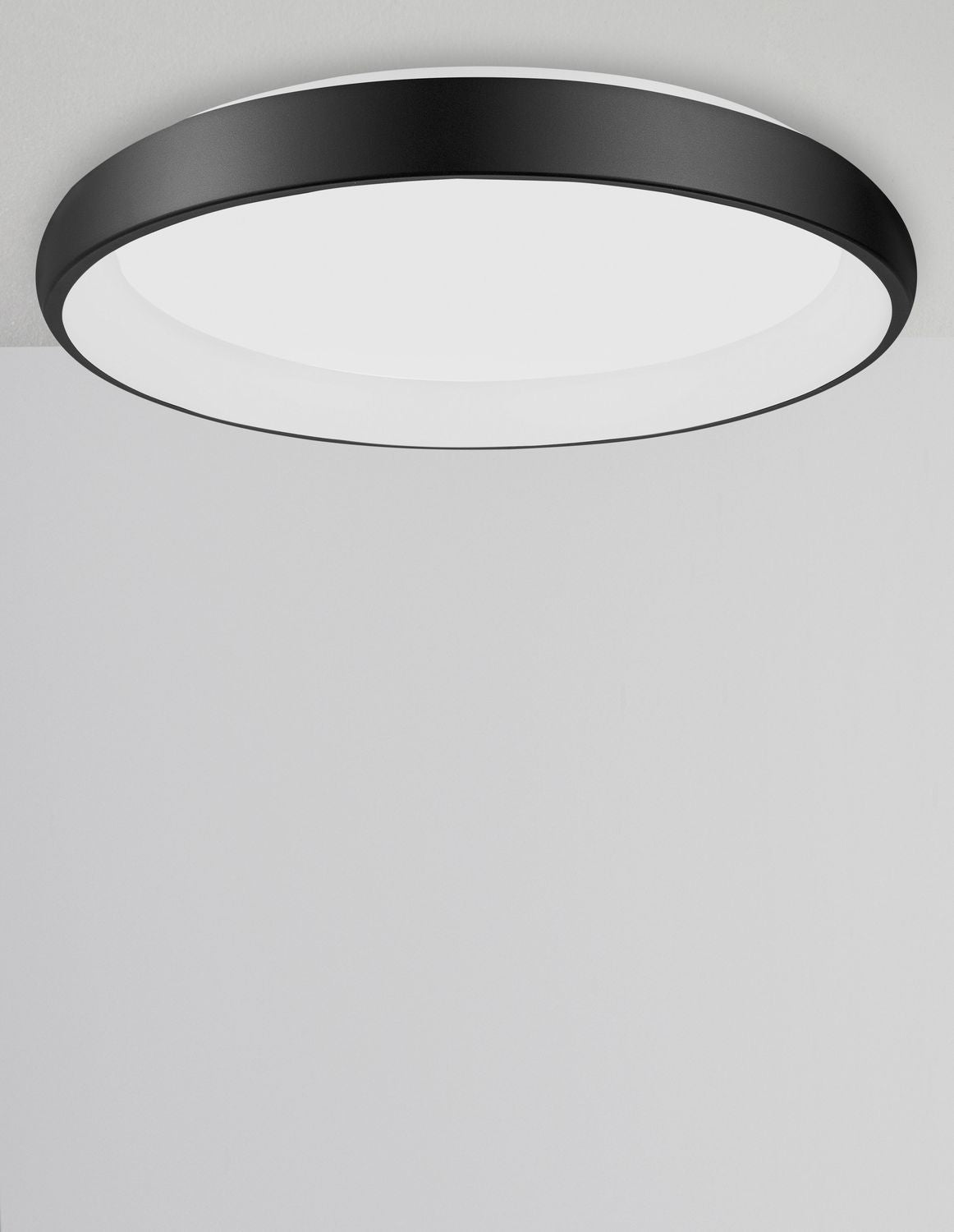 Plafonnier Albi noir, Ø 61 cm