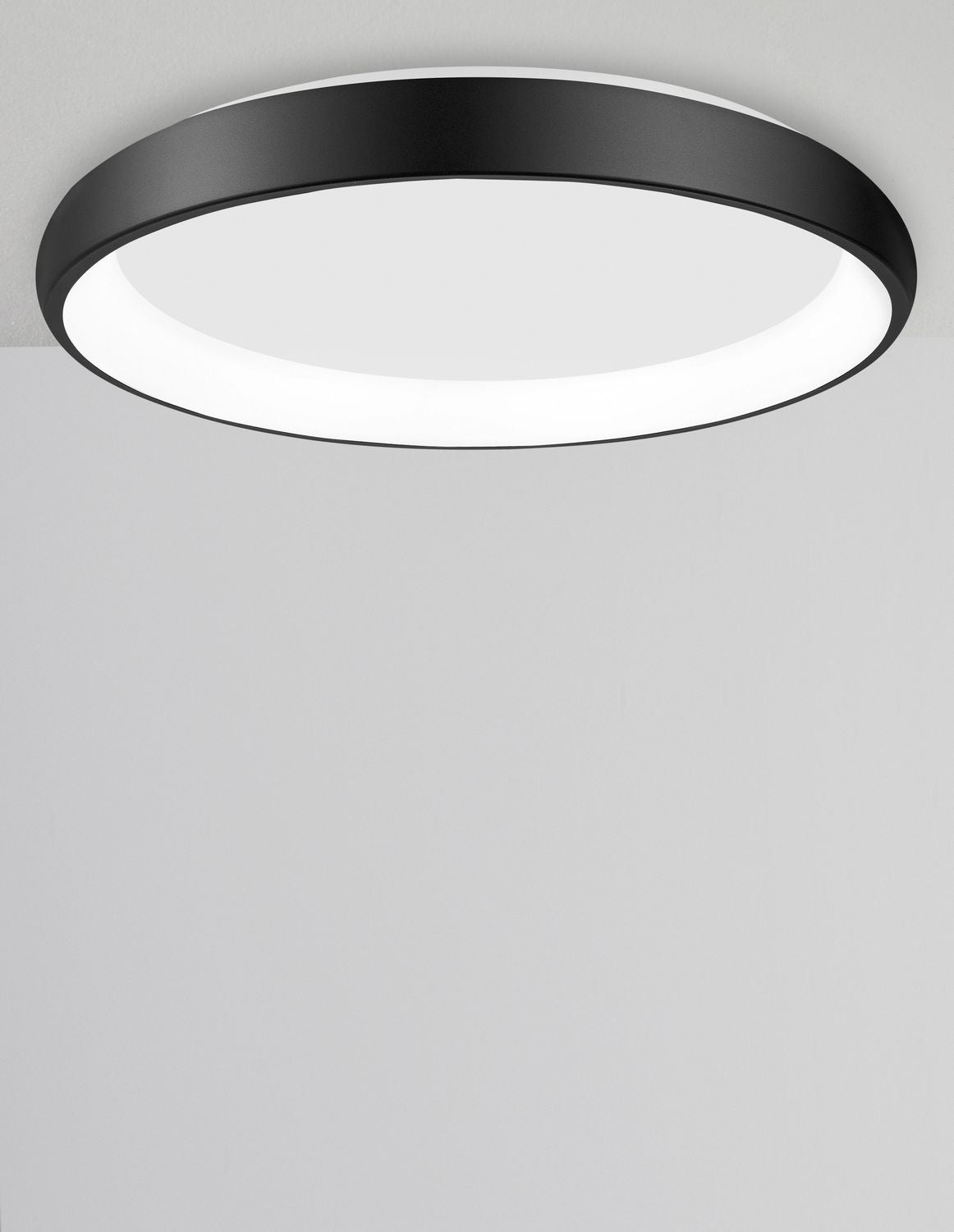 Plafonnier Albi noir, Ø 61 cm