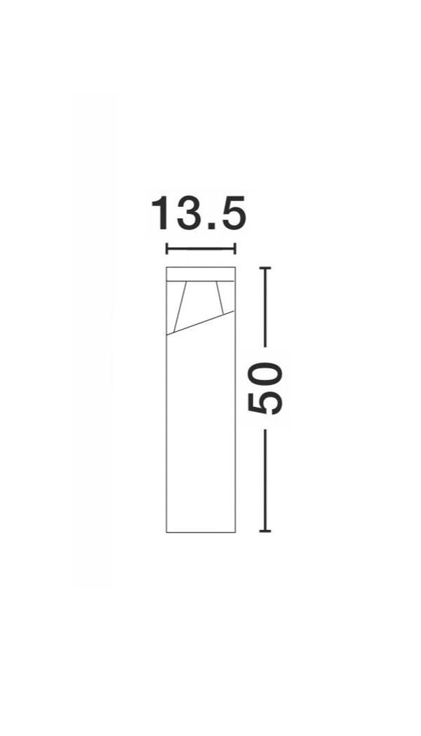 Borne extérieure Lock grise