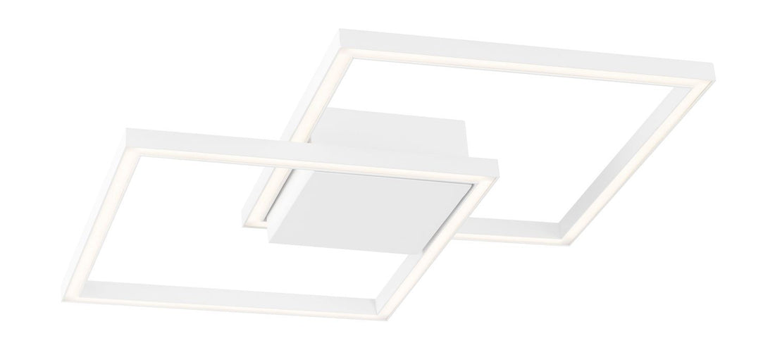 Plafonnier Bilbao blanc, L 46 cm