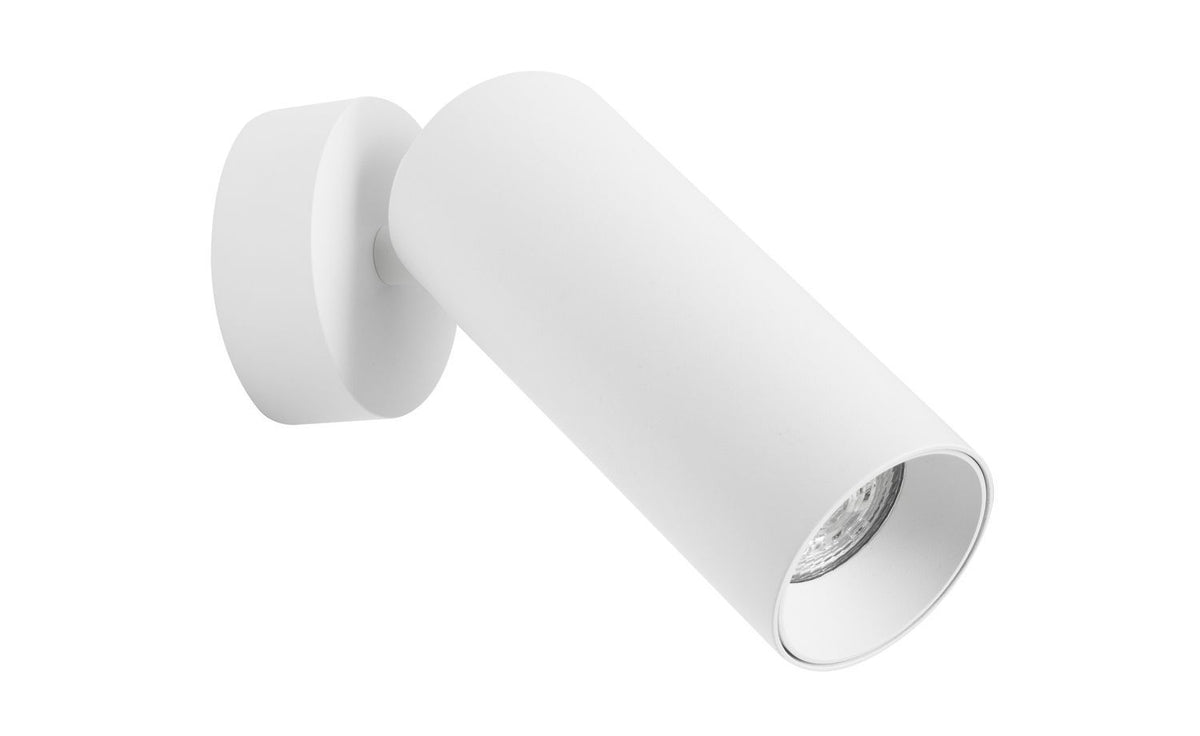 Vue de trois quarts sur fond blanc montrant le corps orientable et la douille intérieure.