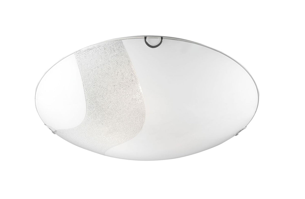 Plafonnier ERA chromé, cristal