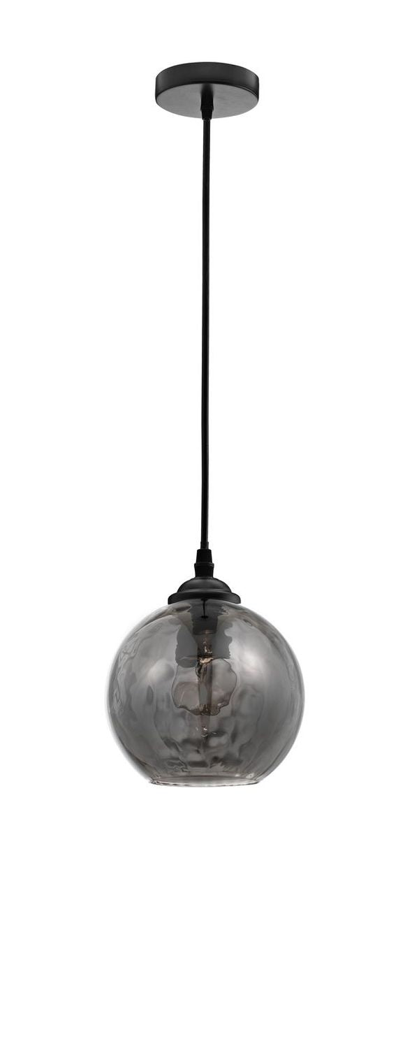Suspension Adelina noire, verre